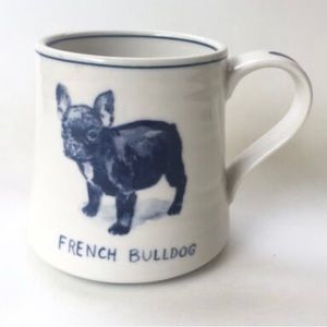 Anthropologie French Bulldog Mug